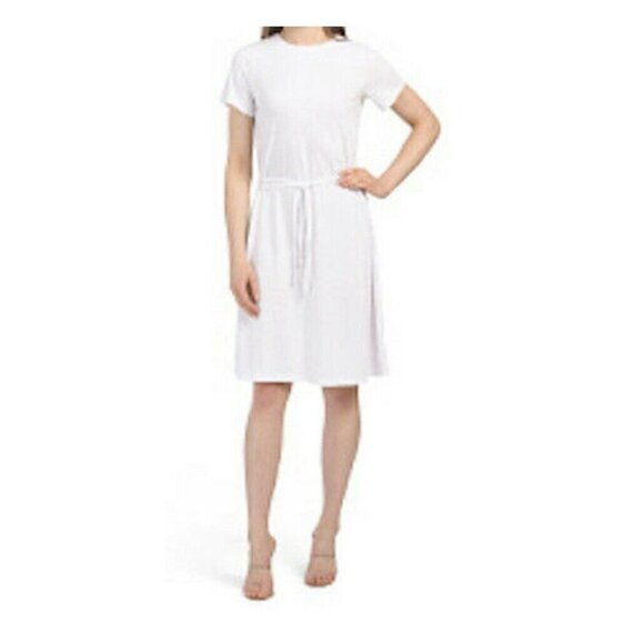 Theory Women’s Atmos Light Vormond White Dress Size‎ Medium NWT - Picture 1 of 9